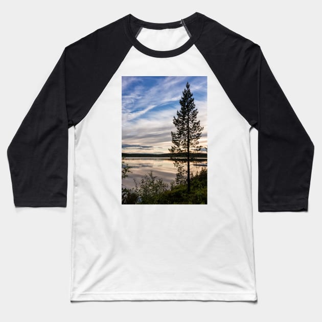 Tree on the Edge of Paradise Baseball T-Shirt by krepsher